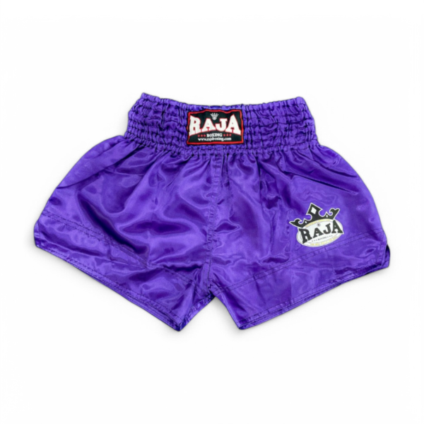 RAJA ラジャ キックパンツ ムエタイ ショーツ RTB29-11 RAJA MuayThai Shorts (Purple)